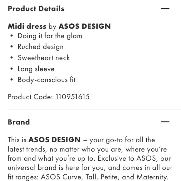 ASOS • Gorgeous Black Midi Dress with Sweetheart Neckline & Sheer Sleeves - Picture 6 of 11